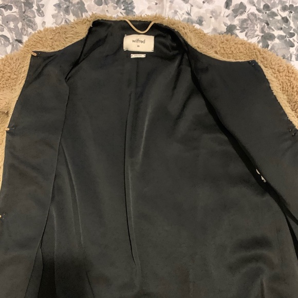 WILFRED LABORATOIRIE COAT(TEDDY) SIZE XS - Picture 3 of 8